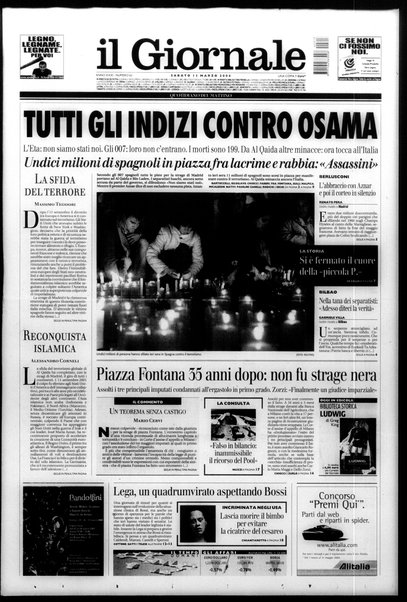 Il giornale : quotidiano del mattino